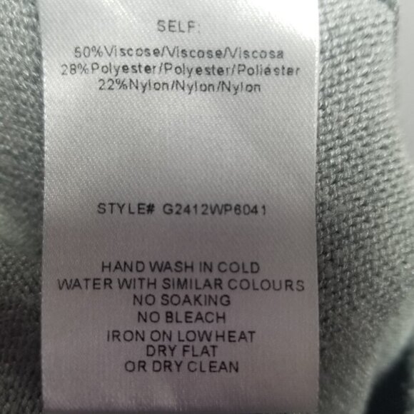 Greylin Anthropologie Paige Heather Gray Soft Knit Tee w/Wide Leg Pant Sz XS - Picture 9 of 9